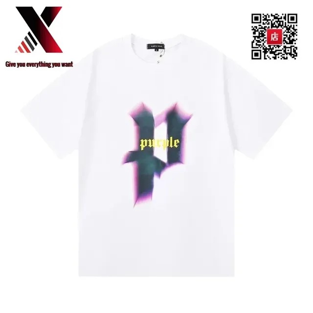 Purple Brand Graphic Tee Purple Logo Print