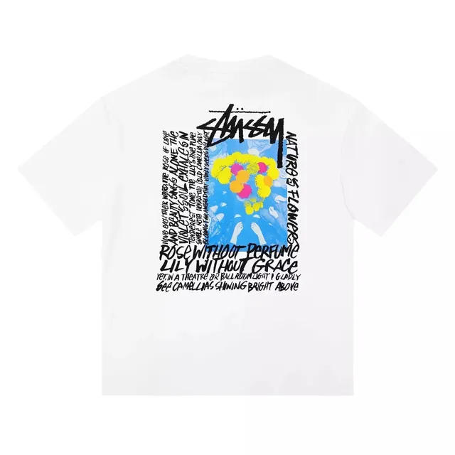 Stüssy Graphic Tee Nature's Flowers Print