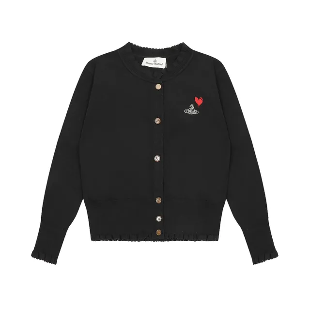 Vivienne Westwood Cardigan Heart Orb Embroidery