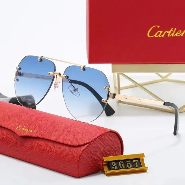 Cartier Sunglasses Gradient Blue Lens
