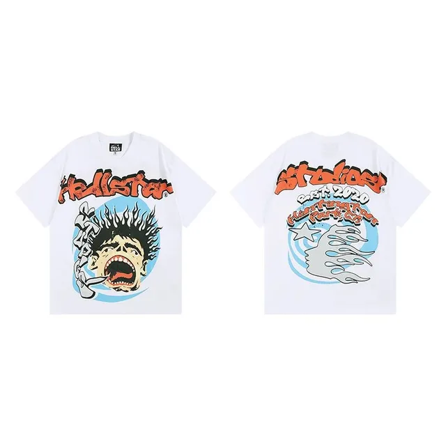 Graphic Tee Hollister 2020 Party Print