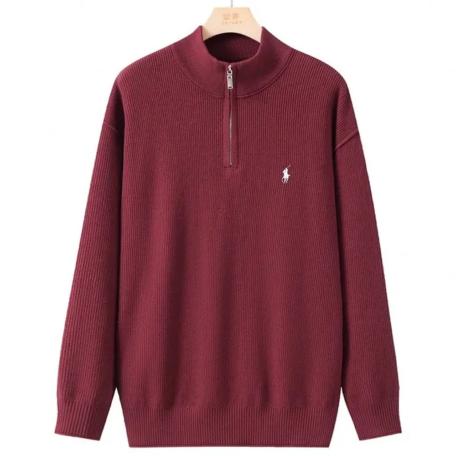 Polo Ralph Lauren Quarter-Zip Sweater Ribbed Knit