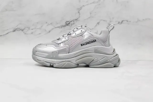 Balenciaga Triple S Silver Metallic