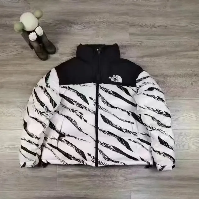 The North Face Nuptse Jacket Zebra Print