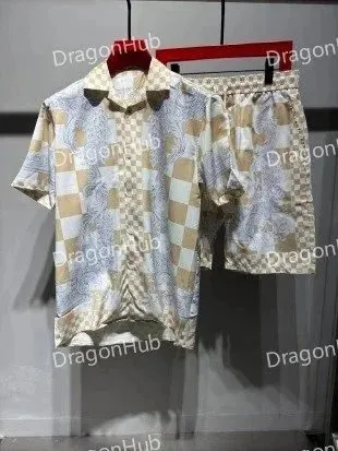 Checkered Short Set Patchwork Checkerboard