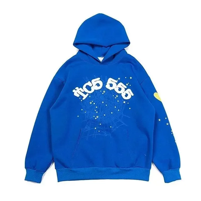 Sp5der Hoodie Spider Web Print