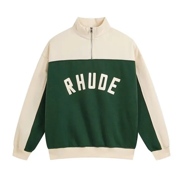 Rhude Half-Zip Sweatshirt Color-Block