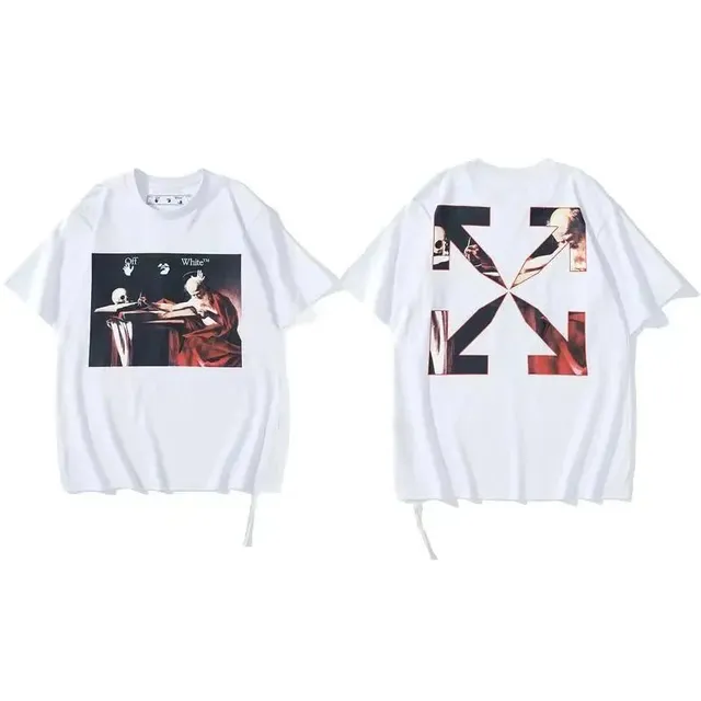 Off-White Graphic Tee Painting Print