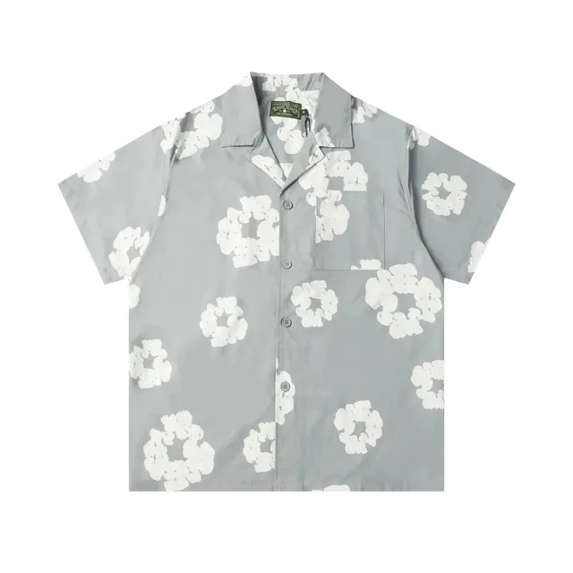 Adidas Short-Sleeve Shirt Floral Print
