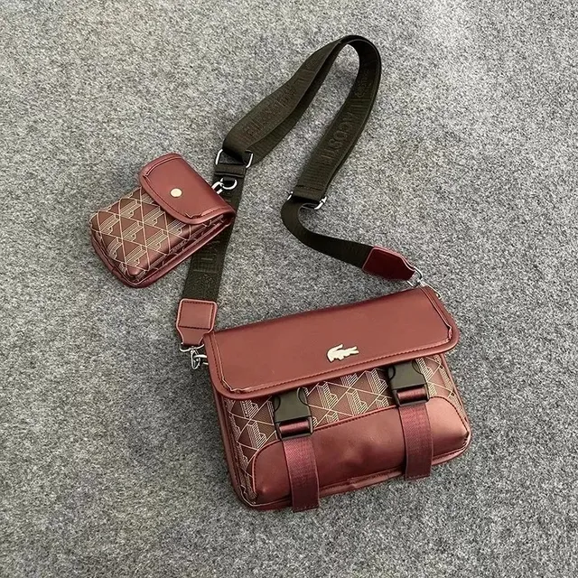 Lacoste Crossbody Bag Set Monogram Panel