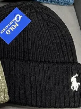 Polo Ralph Lauren Polo Bear Beanie Ribbed Knit