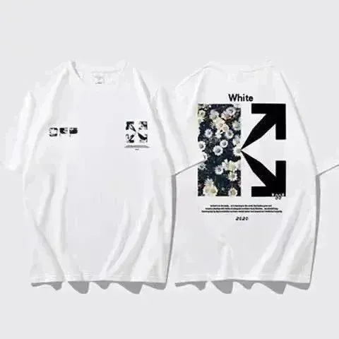 Off-White Graphic T-Shirt Floral Arrow Print