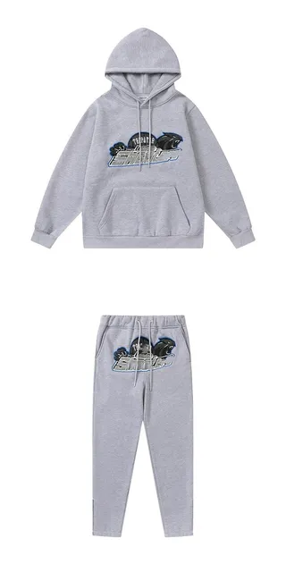 Travis Scott Hoodie and Joggers Set Panther Graphic