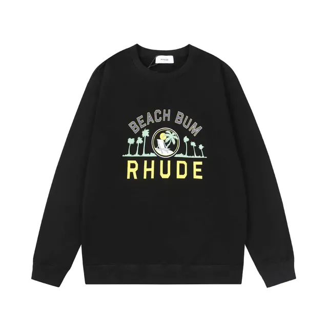 Rhude Crewneck Sweatshirt Beach Bum Graphic