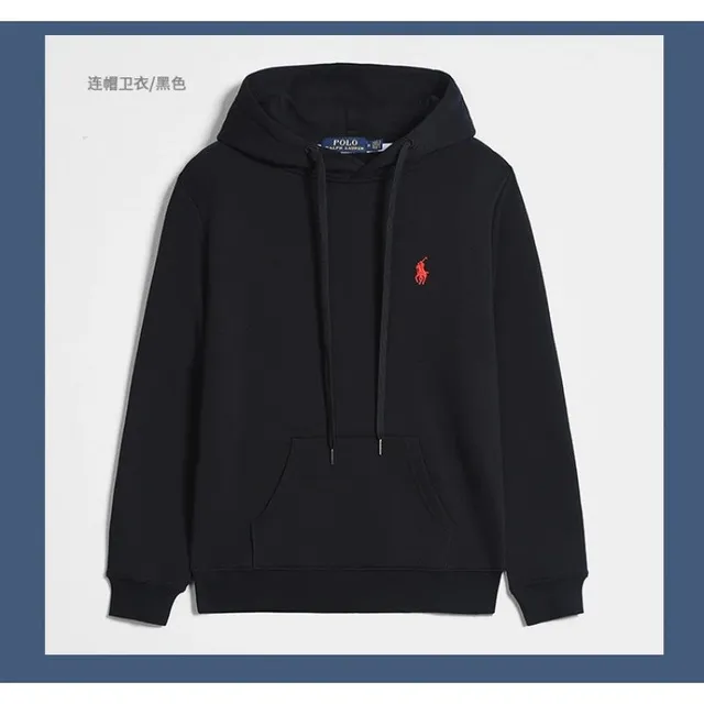 套头款黑色红标