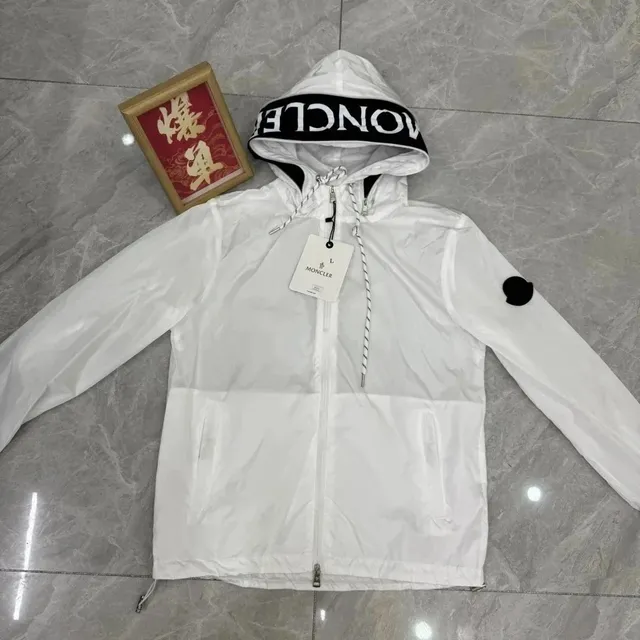 Moncler Windbreaker Jacket Logo Hood