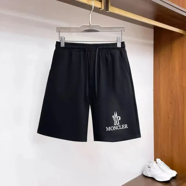 Moncler Logo Shorts White Logo