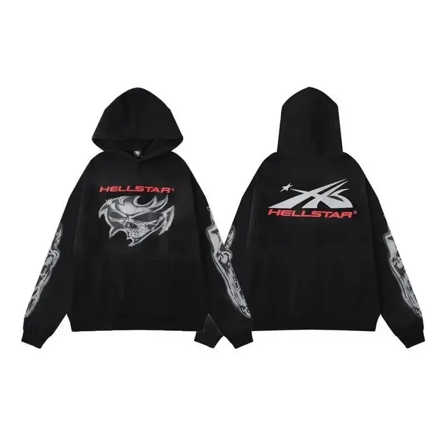 Hellstar Hoodie Skull Graphic