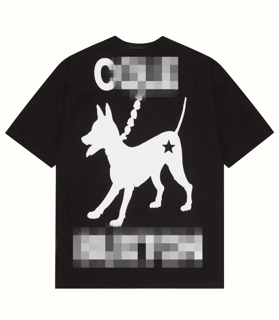 Off-White Dog Tee White Dog Print