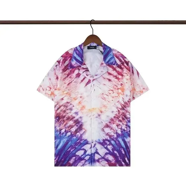 Amiri Short-Sleeve Shirt Tie-Dye Print