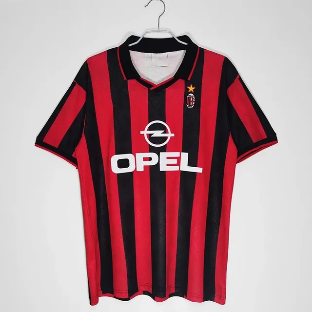 AC Milan × Adidas Home Jersey 1998-99 Opel Sponsor
