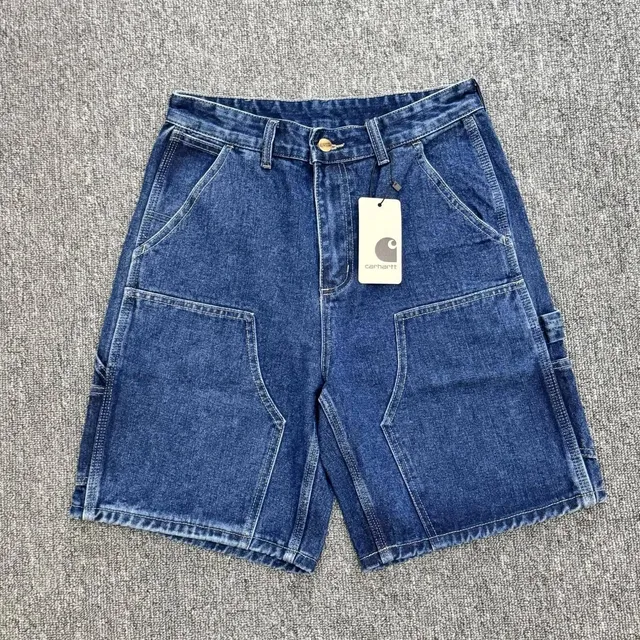 Carhartt Double Knee Shorts Medium Wash