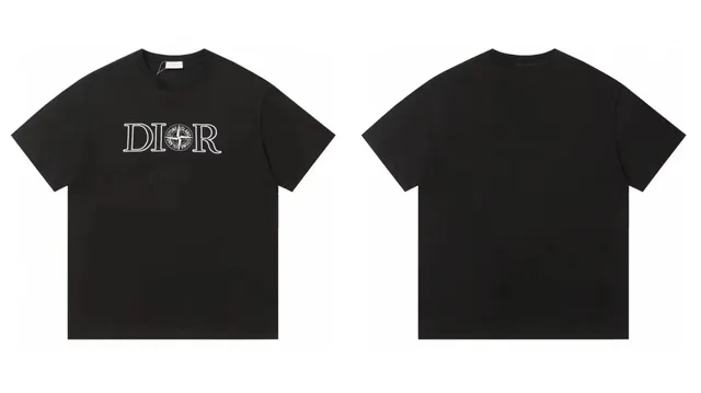 Dior Logo T-Shirt Stone Island Collab