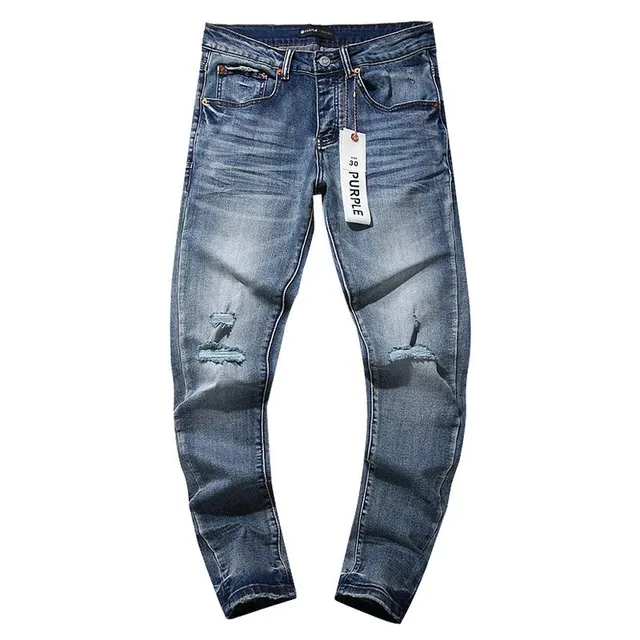 Purple Brand Jeans Distressed Slim Fit