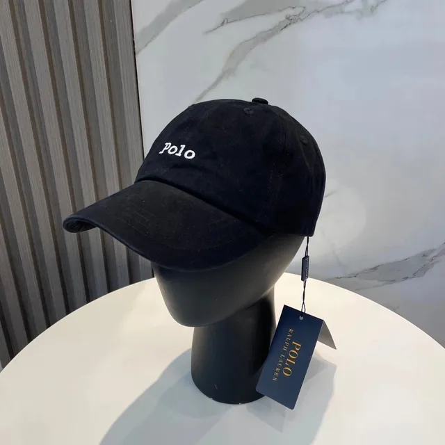 黑色白polo