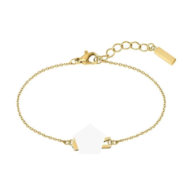 Chrome Hearts Chain Bracelet Geometric Pendant