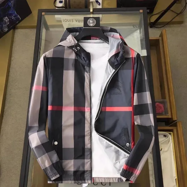 Burberry Check Windbreaker Jacket Classic Check