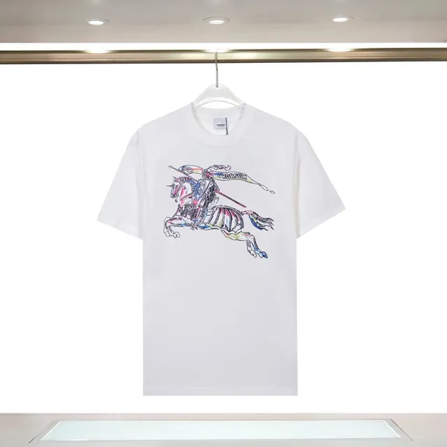 Burberry Equestrian Knight Tee Multicolor Print