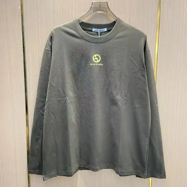 Acne Studios Long Sleeve T-Shirt Logo Print