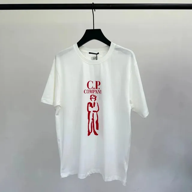 C.P. Company Graphic T-Shirt Red Logo Print