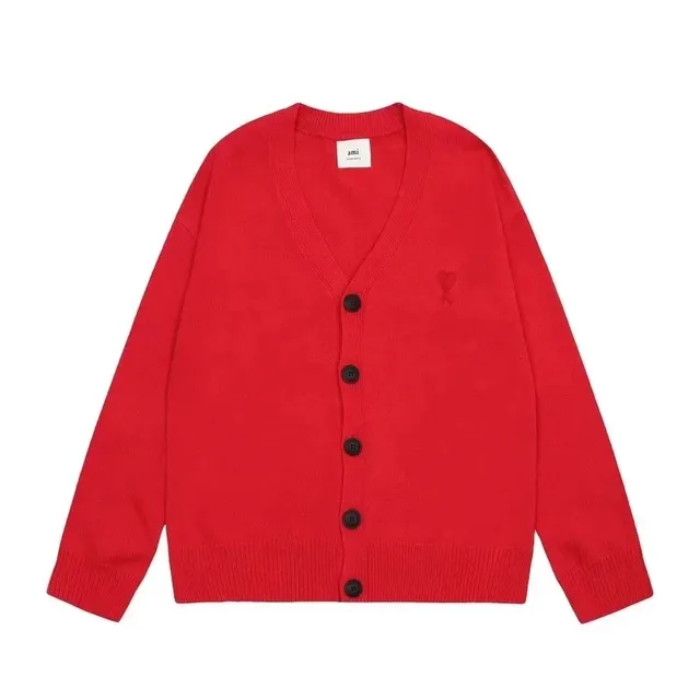 AMI Paris Cardigan Heart Logo