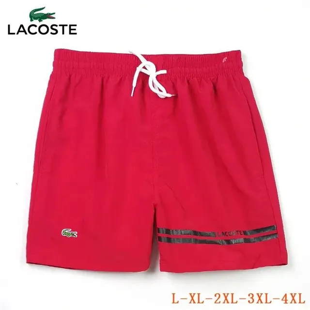 Lacoste Swim Shorts Logo Stripe