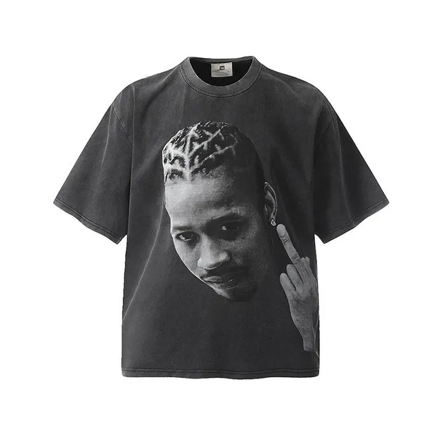 Off-White Graphic T-Shirt Allen Iverson Print