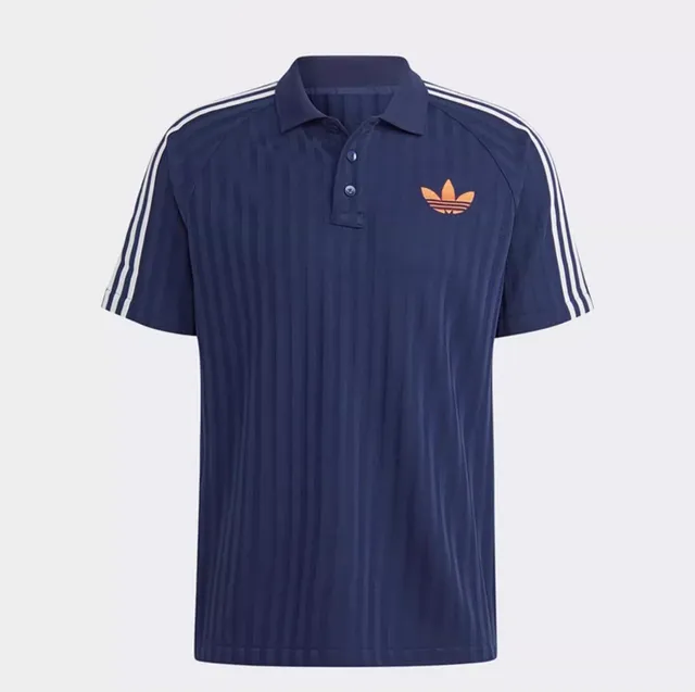 Adidas Polo Shirt Ribbed Three-Stripe
