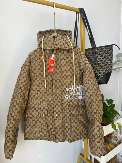 GG Monogram Hooded Jacket The North Face x Gucci
