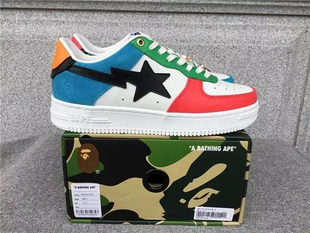 BAPE Shark Low Multicolor