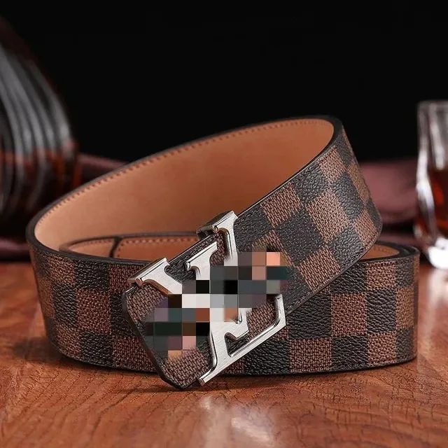 Louis Vuitton Damier Canvas Belt Classic Checkered
