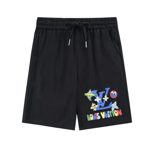 Louis Vuitton Printed Shorts Cartoon Logo