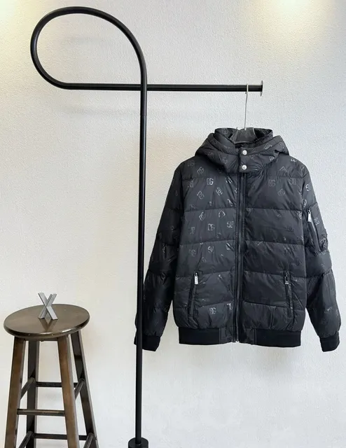 Dolce & Gabbana Logo-Print Puffer Jacket All-Over DG Monogram
