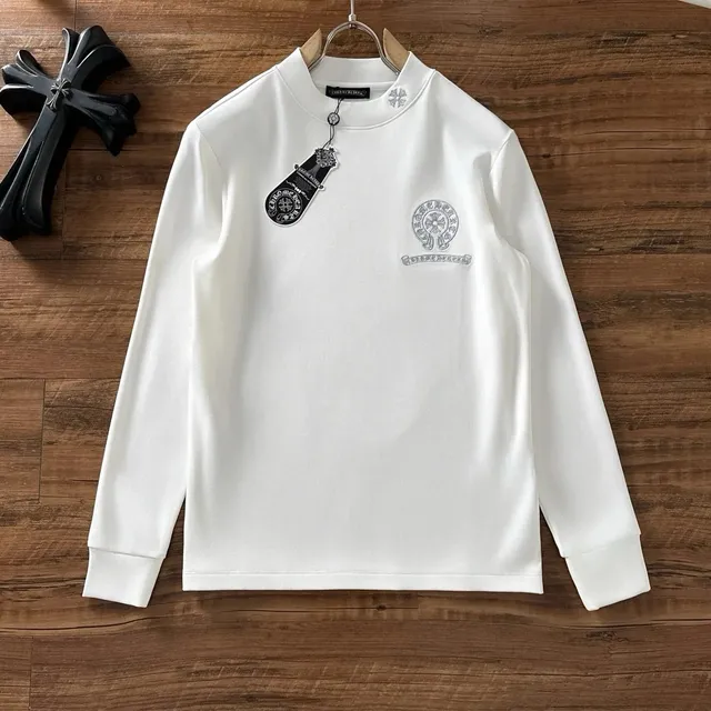 Chrome Hearts Long Sleeve Crewneck Embroidered Logo