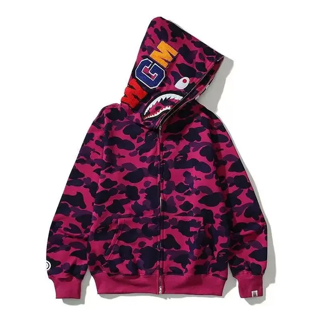 BAPE Shark Hoodie Camo