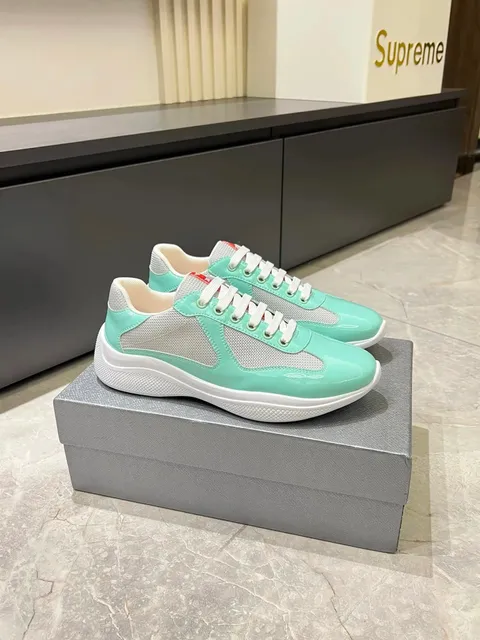 Prada Linea Rossa Trainer Mint Green