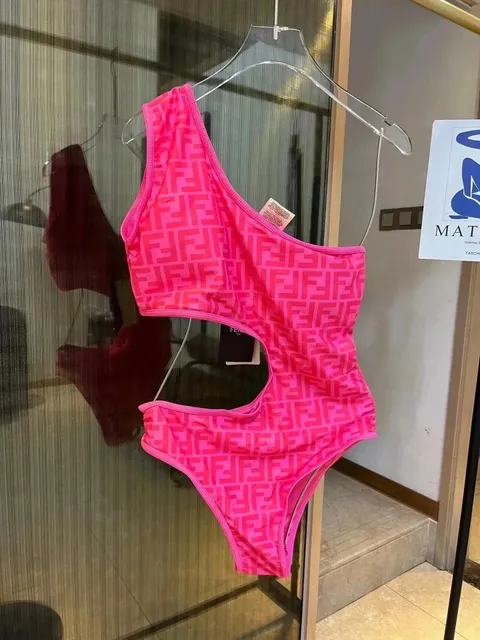 Fendi Monogram Cutout Swimsuit