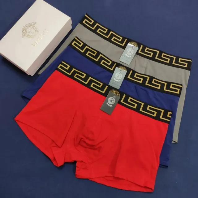 Versace Boxer Brief Greca Trim