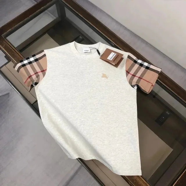 Burberry Check Sleeve Tee Icon Stripe
