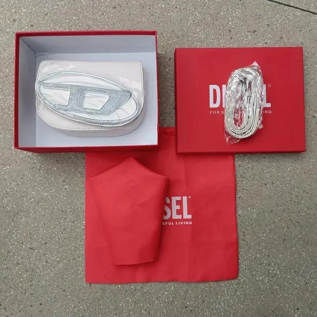 Diesel D-Logo Clutch Glitter Logo